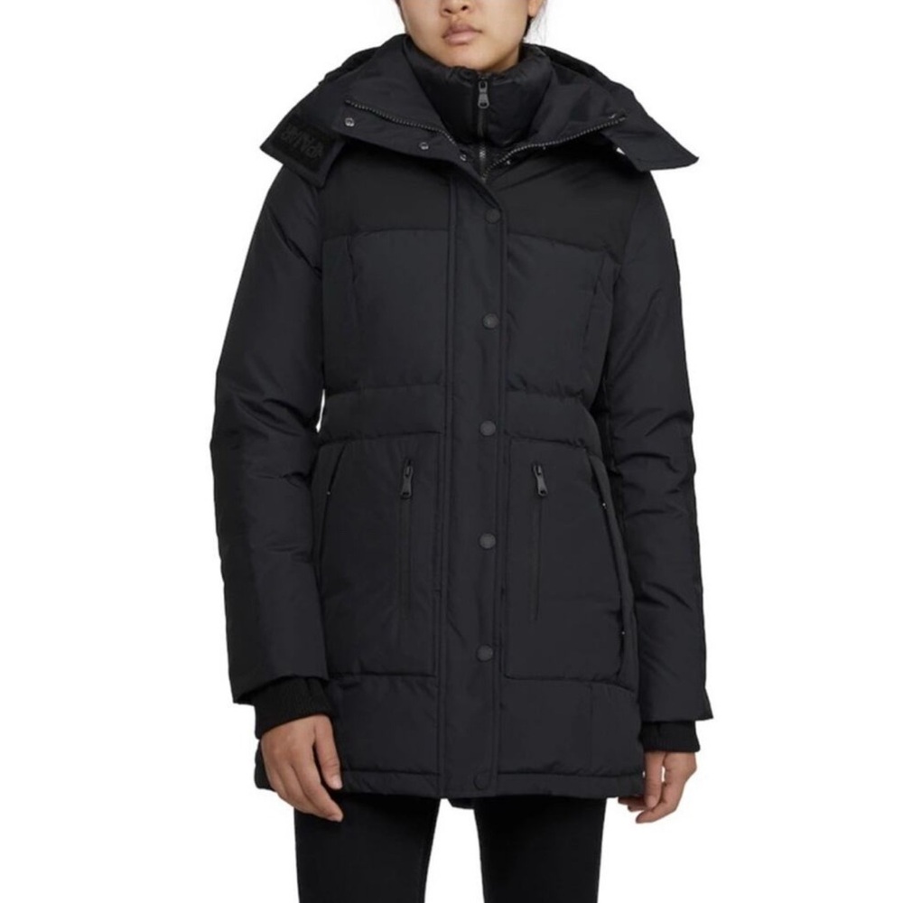 Pajar Demi Coat Women’s S Down Puffer Jacket Heavy Parka Black Hood NWT